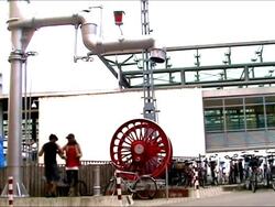 Salsa dancing in fabric Stock Footage