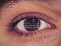 scan eyes Stock Footage