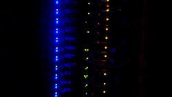 DS Large server farm Stock Footage