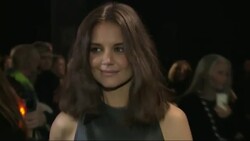 Hugh Jackman, Katie Holmes attend Donna Karan's 30th anniversary runway show Instructional Video