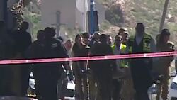 CLEAN : Palestinian tries to stab Israeli police in West Bank shot dead News Clip