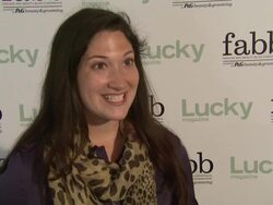 INTERVIEW: Randi Zuckerberg on how she feels to be participating at Lucky Magazine Hosts First Ever West Coast FABB: Fashion And Beauty Blog Conference Stock Footage