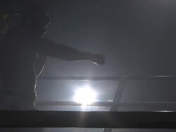 shadow boxing tight Stock Footage