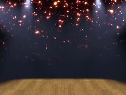 Stage Lights Glitter Background Loop Stock Footage