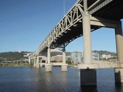 Interstate bridge Stock Footage