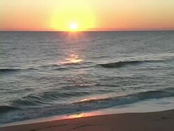 Ocean Sunrise Stock Footage