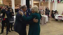 Camilla Visits Royal Volunteers Service Tea Party News Clip