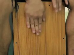 Cajon Drum Stock Footage
