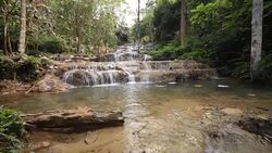 Water fall, Crane shot Stock Footage