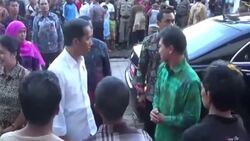 Widodo visits shelter for volcano eruption victims Instructional Video