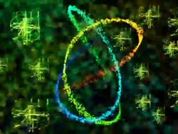 Atomic world Stock Footage