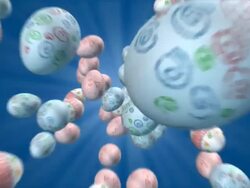 Easter Egg Blowup #1 Stock Footage