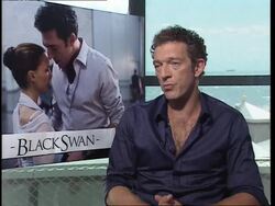 INTERVIEW: Vincent Cassel on working with Darren Aronofsky and giving input into the film at the Black Swan Interviews: 67th Venice Film Festival at Venice . (Footage by WireImage Video/GettyImages) Stock Footage