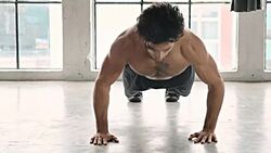 Athletic Male Workout gym Slow-Motion Stock Footage