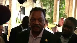Rev Jesse Jackson makes surprise visit, hopes to visit jailed US contractor Instructional Video