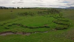 Aerial Wyoming Yellowstone National Park Stock Footage
