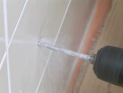 Using A Drill Stock Footage