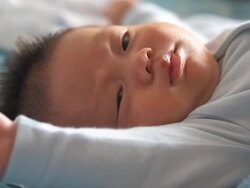 Sleeping baby Stock Footage