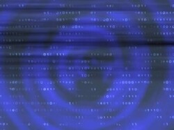 Binary Background (loop) Stock Footage