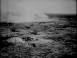 WWI Battle of the Somme Bombing Stock Footage