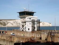 Ferries Cross The Channel From Calais Stock Footage