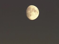 Moon Over Snowdon Stock Footage