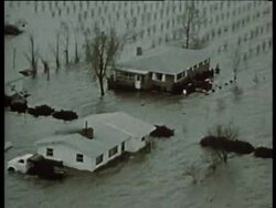 Fire, Jet Crash, Earthquake, Floods, Drought, David Ben, Lyndon B. Johnson, Earth from space News Clip