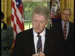 USA - Clinton comments on Iraqi situation News Clip