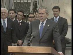 Bush says he is "confident" of capturing bin Laden News Clip