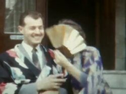 Kimono Kiss 1940's Stock Footage
