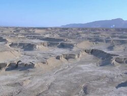 Aerial the Judean Desert, Israel Stock Footage