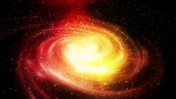 Loopable spiral galaxy background footage Stock Footage
