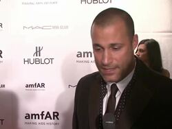 INTERVIEW: Nigel Barker on raising AIDS awareness at amfAR New York Gala To Kick Off Fall 2012 Fashion Week on 02/08/2012 in New York Stock Footage