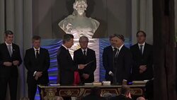 CLEAN : Argentinas new ministers are sworn in News Clip