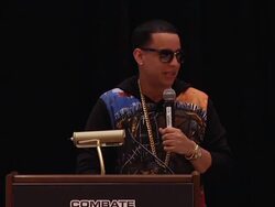 SPEECH - at mun2 And Campbell McLaren Host Media Luncheon Introducing New MMA Reality Series "Combate Americas" Stock Footage