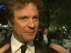 London Film Festival - Easy Virtue premiere Stock Footage