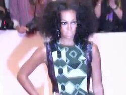 Solange Knowles at the 'Alexander McQueen: Savage Beauty' Costume Institute Gala At The Metropolitan Museum Of Art Stock Footage