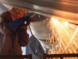 HD: Gas welding Stock Footage