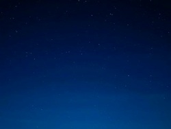 T/L, WS, stars and mist moving through graduated night sky / Pantanal, Mato Grosso, Brazil Stock Footage