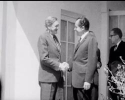 PRESIDENT NIXON WITH PRIME MINISTER GORTON - COMB News Clip
