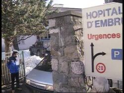 France - Avalanche victims coffins leave Alps News Clip