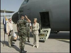 Arrival of defence minister, meets Karzai, joint-presser News Clip