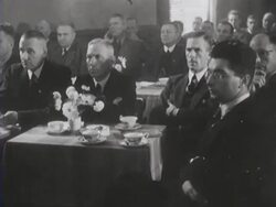 Speeches and cabaret at an event for employers, organised by the NVV Stock Footage