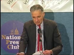 Ralph Nader announces his campaign running mate News Clip