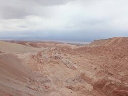 The Moon Valley in San Pedro Atacama Desert Chile Stock Footage