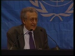 WRAP New Iraqi cabinet meets for first time, Brahimi presser News Clip