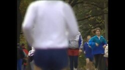 Runners In Central Park News Clip