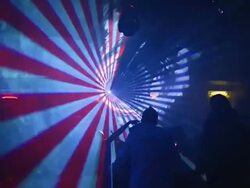 HD: People Dancing In Laser Lights Stock Footage