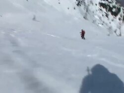 HD: Skiing In The Countryside Stock Footage