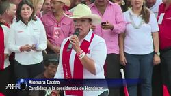 VOICED : Esposa Zelaya cierra campana en Honduras News Clip